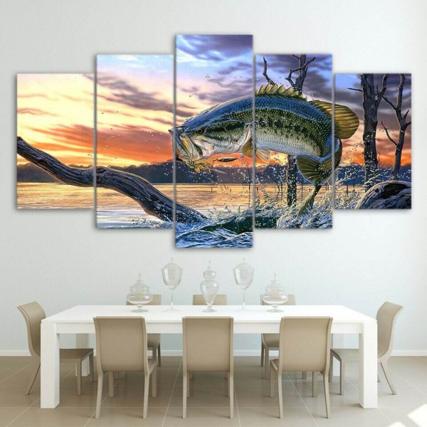 Springender Fisch | 5 Teile