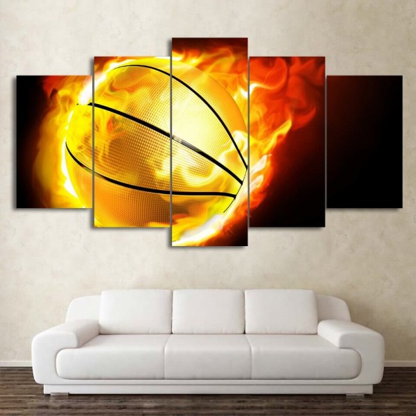 Basketball in Flammen | 5 Teile