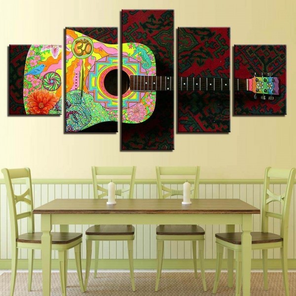 Bunte Gitarre | 5 Teile