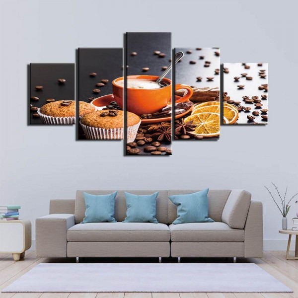 Kaffee und Muffins | 5 Teile
