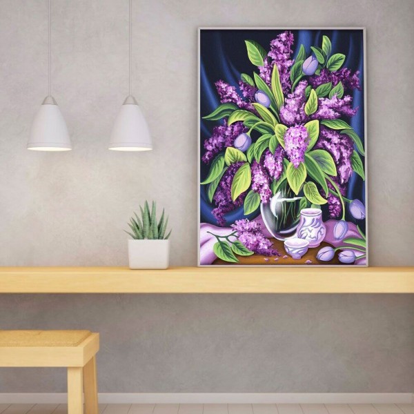 Fliederstrauß 50x70cm