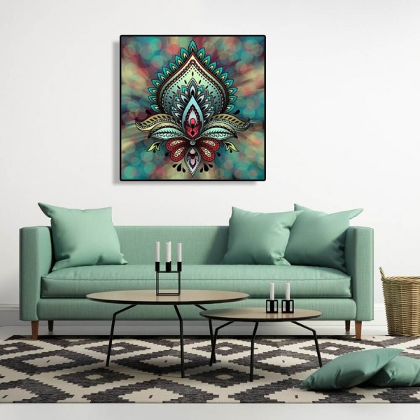 Mandala-Blume ab 50x50cm