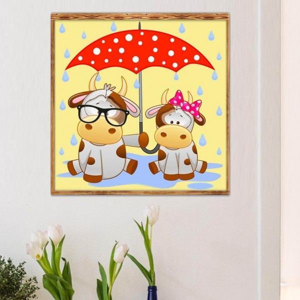Kleine süße Kühe ab 50x50cm