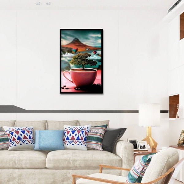 Landschaft in einer Tasse ab 50x80cm