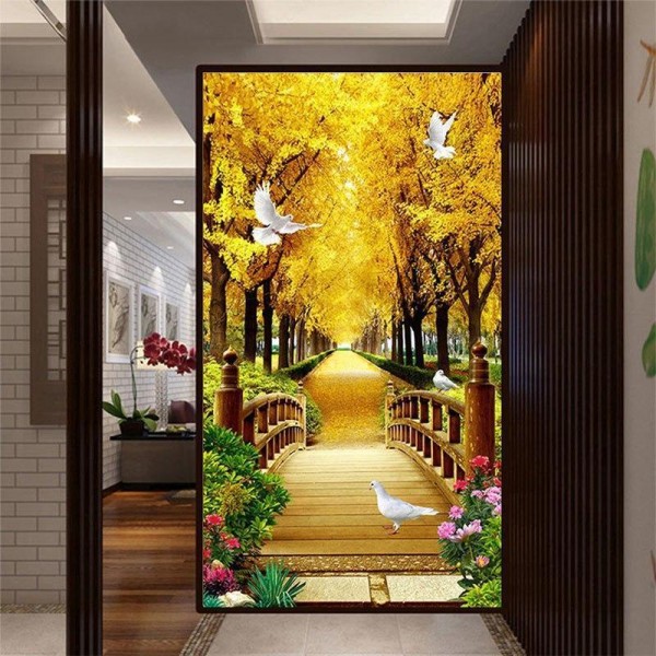 Brücke im Wald ab 50x100cm