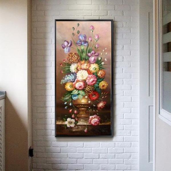 Vase bunte Blumen ab 50x90cm