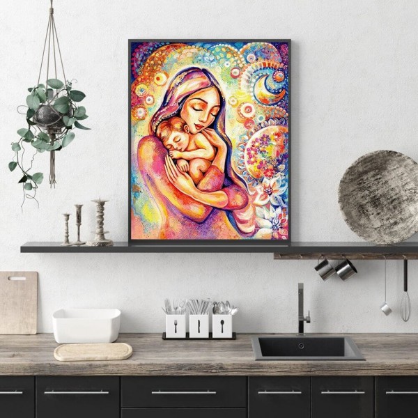 Mütterliche Liebe ab 50x60 cm
