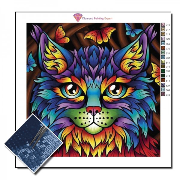 Katze bunt