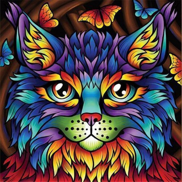 Katze bunt