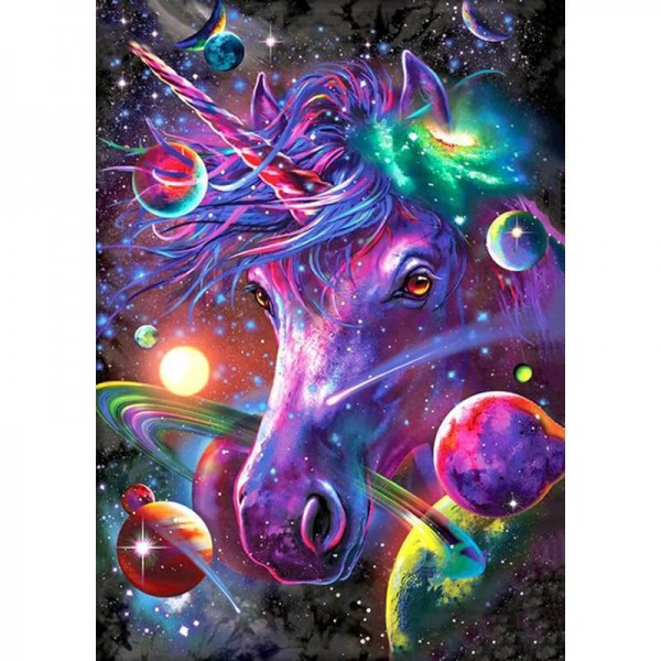 Einhorn und Planeten