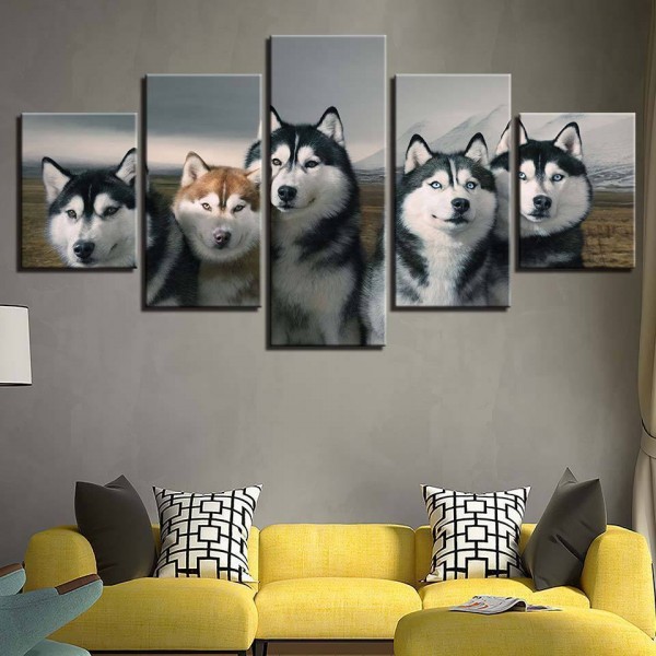 Huskies | 5 Teile