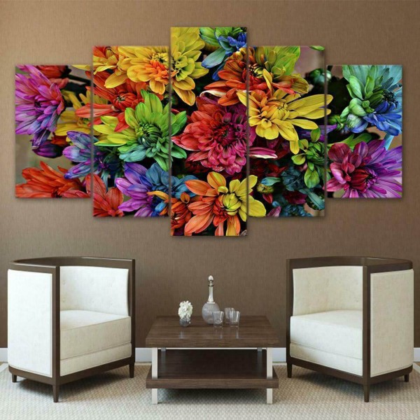 Blumen in mehreren Farben | 5 Teile