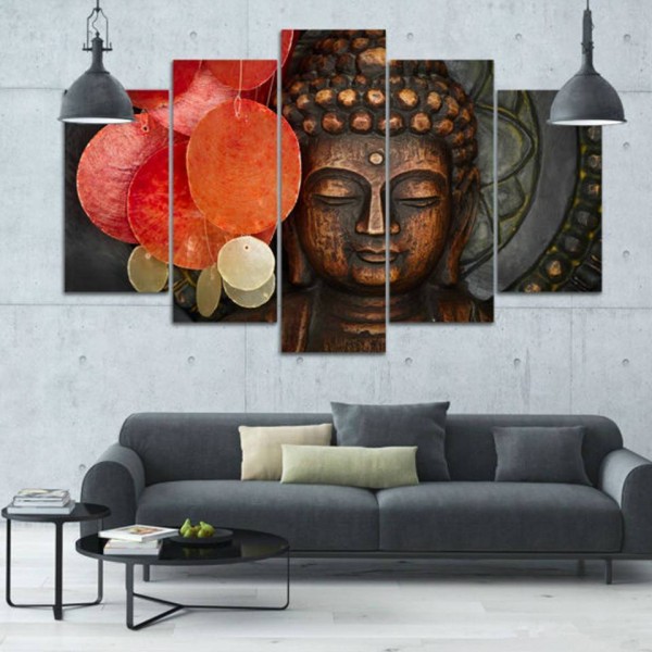 Buddha-Statue | 5 Teile