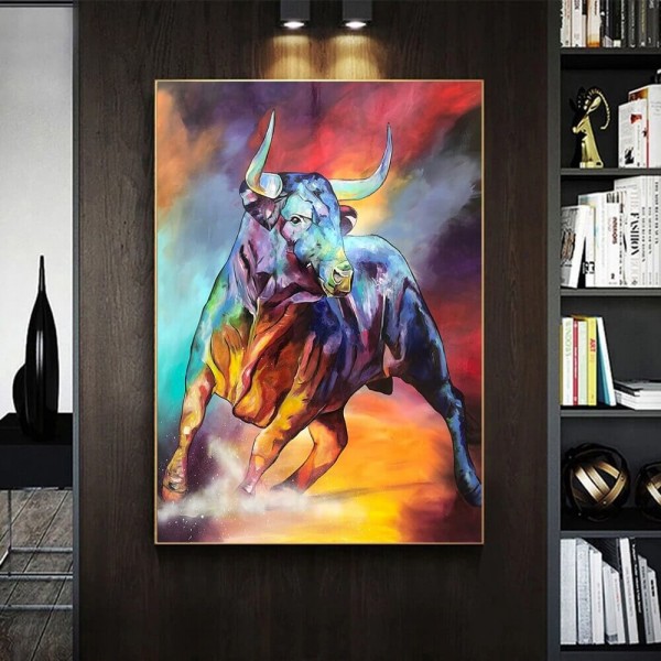 Stier 50x70cm