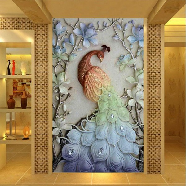 Pfau ab 50x70cm