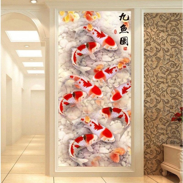 Koi Karpfen 50x100cm
