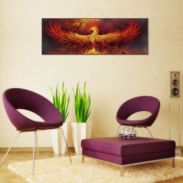 Phönix Vogel 40x120cm