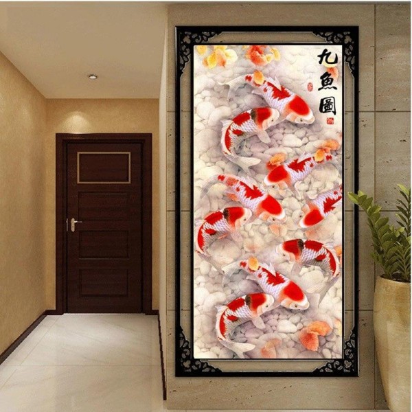 Koi Karpfen 50x100cm