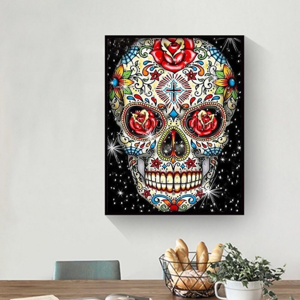 Mexikanischer Schädel 50x60cm