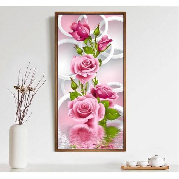 Rosen Rosa ab 50x90cm