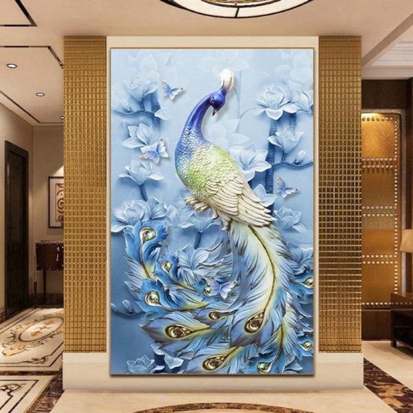 Pfau ab 50x80cm