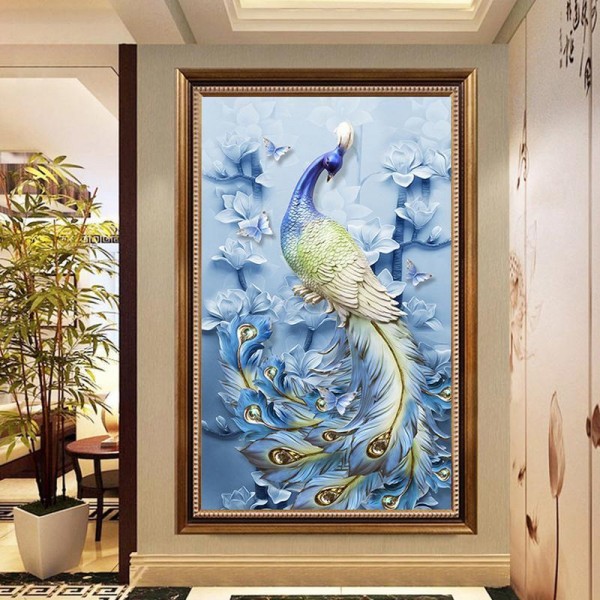 Pfau ab 50x80cm