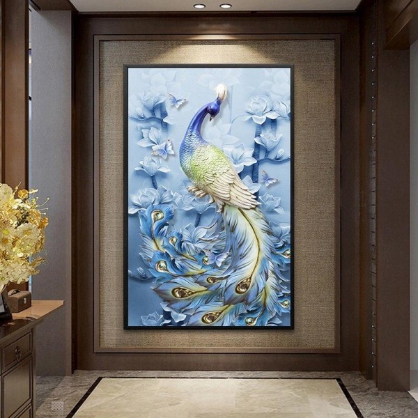 Pfau ab 50x80cm