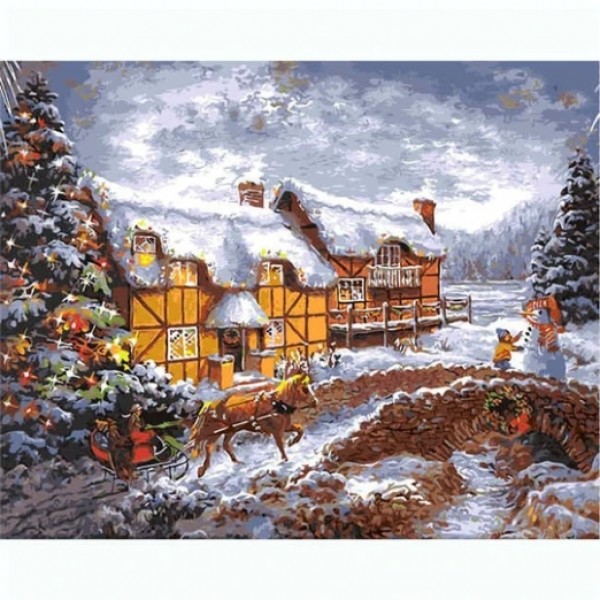 Weihnachten 5 - Malen nach Zahlen