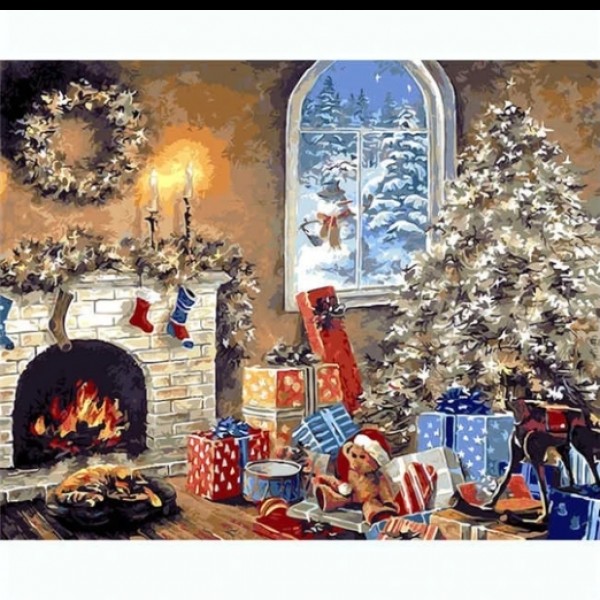 Weihnachten 3 - Malerei nach Zahlen