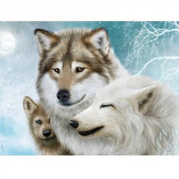 Wolfsfamilie