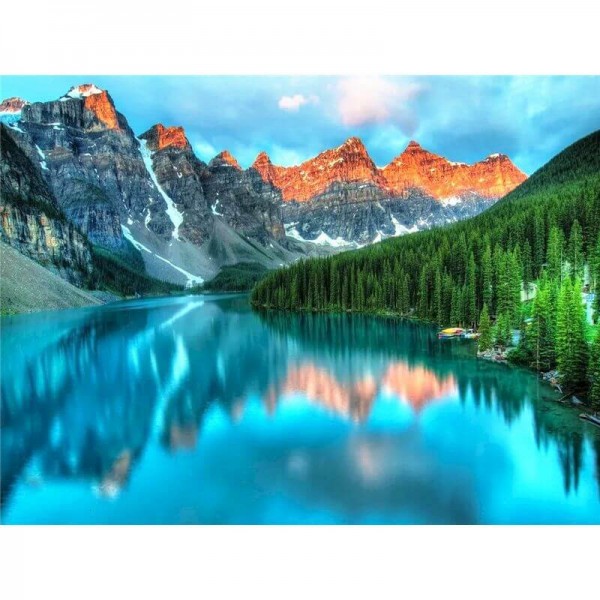 Landschaft in Reflexion