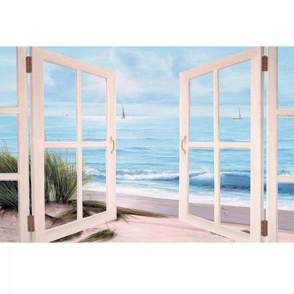Fensterläden mit Meerblick