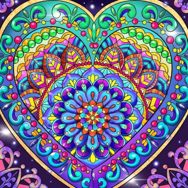 Mandala-Herz