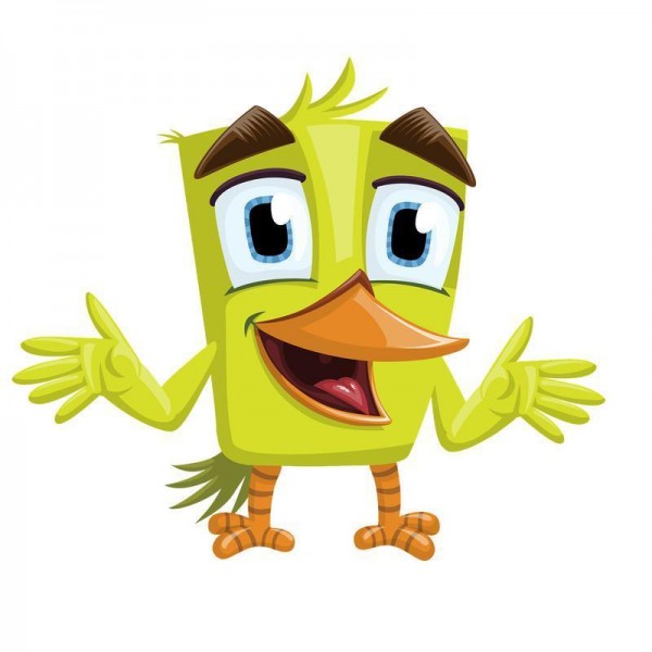 Grüner Vogel