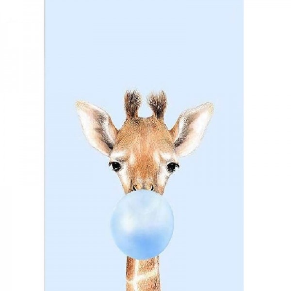 Baby Giraffe-Blau