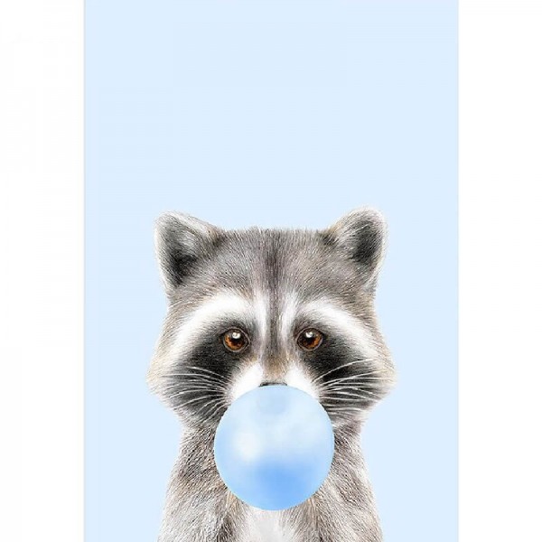 Baby Waschbär-Blau