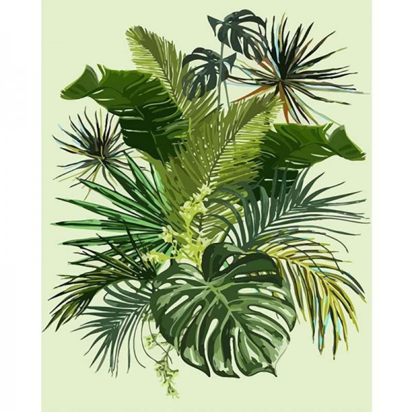 Tropische Pflanzen | Malen nach Zahlen