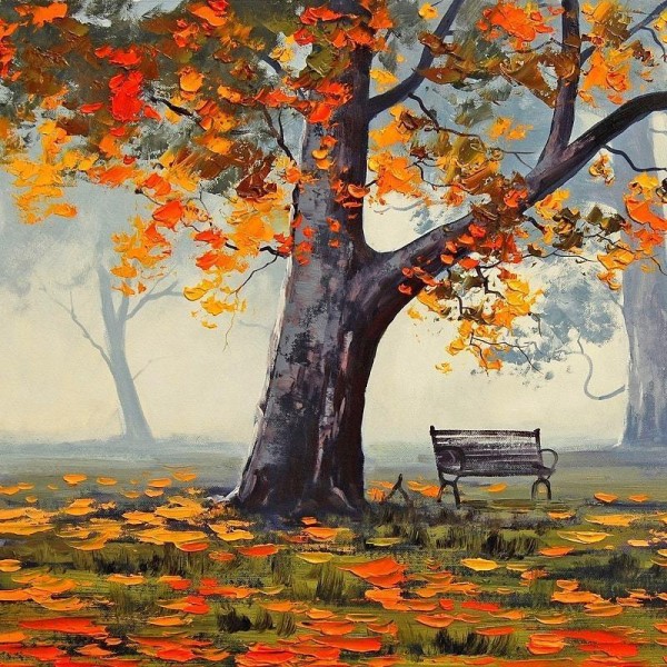 Herbstbaum | Malen nach Zahlen