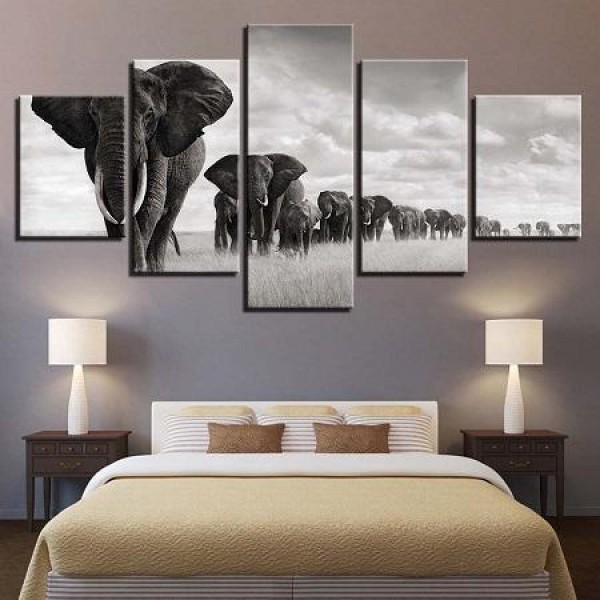Elefantenherde | 5 Teile