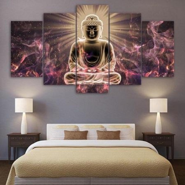 Neon-Buddha | 5 Teile
