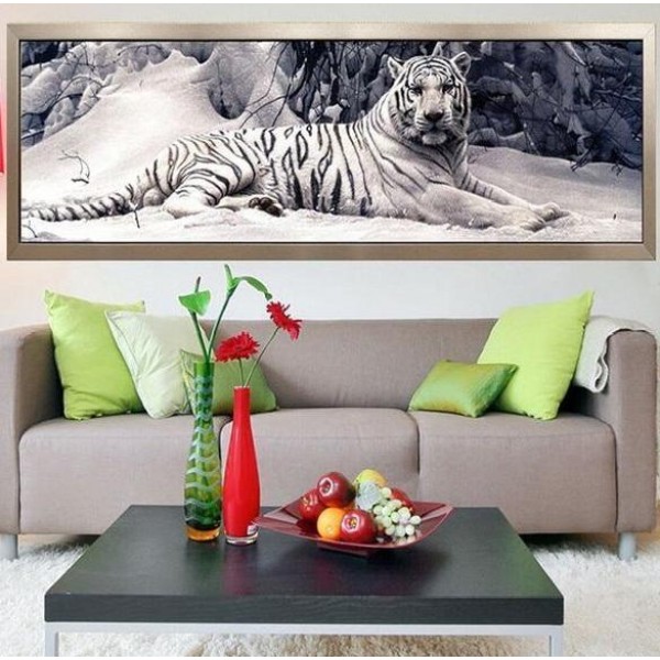 Weißer Tiger 40x120cm