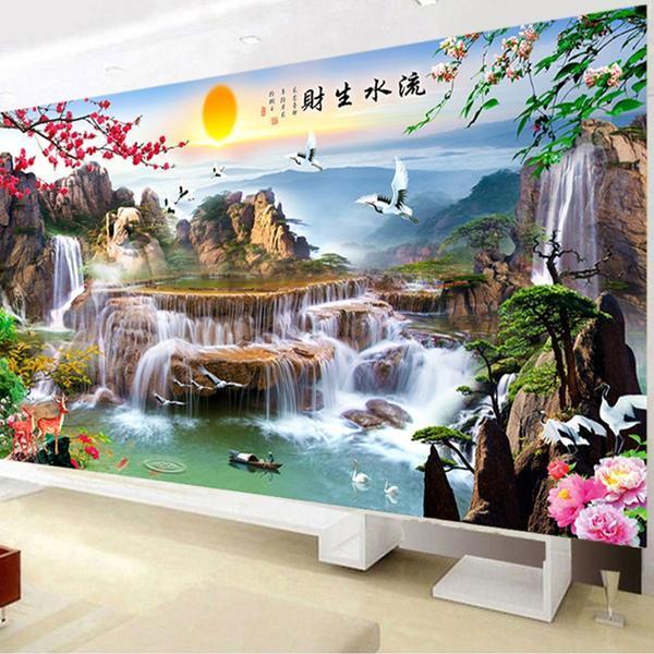Bergwasserfall ab 50x100cm