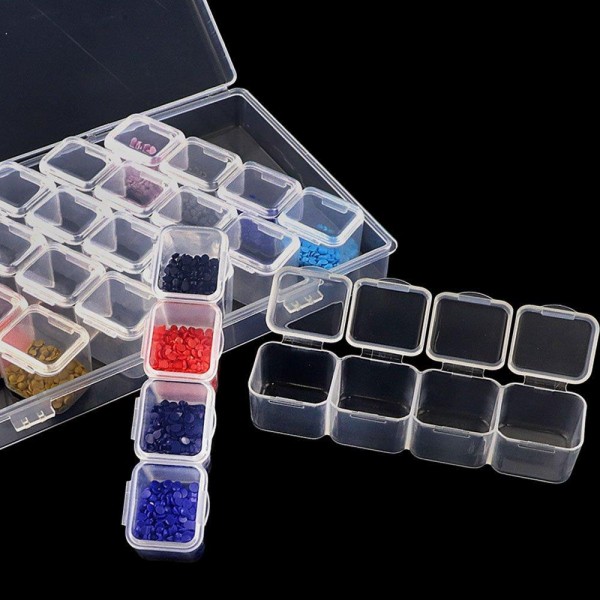 Sortierbox transparent | 28 Boxen