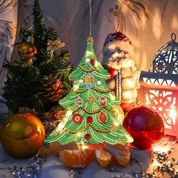 3D Weihnachtslampe zum Aufhängen
