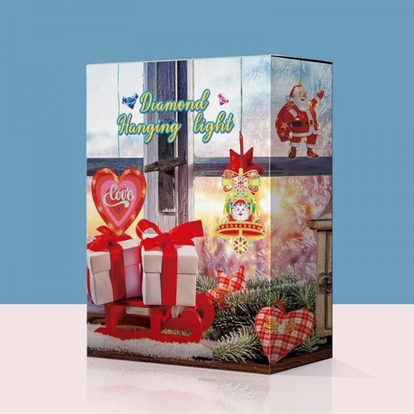3D Weihnachtslampe zum Aufhängen