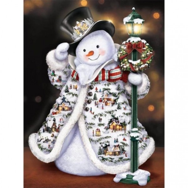 Weihnachts-Schneemann 2