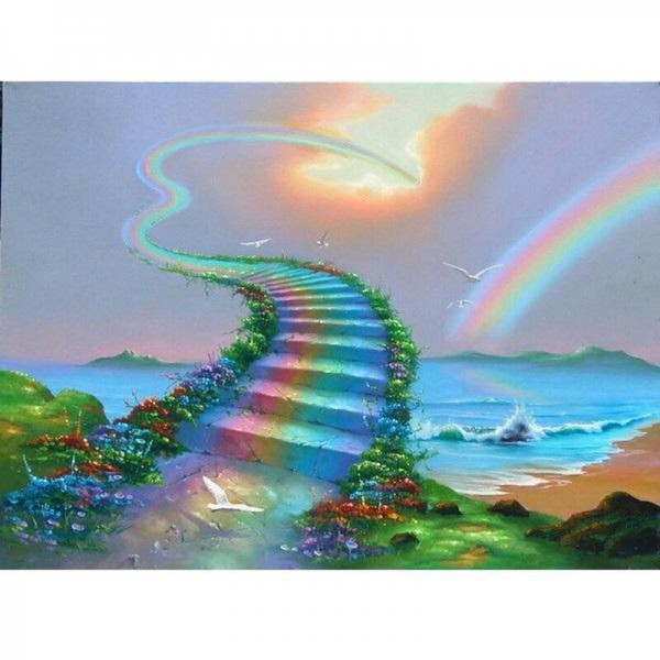 Regenbogen-Treppe