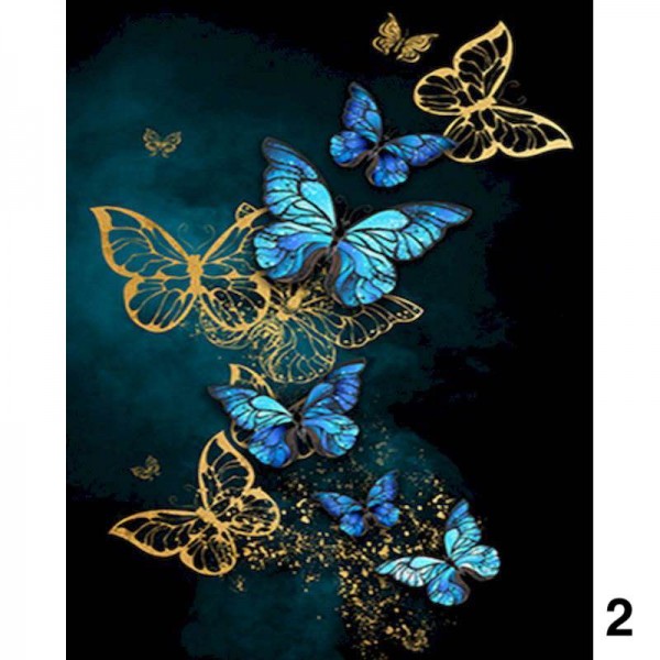 Schmetterlinge aus Gold | 6 Typen