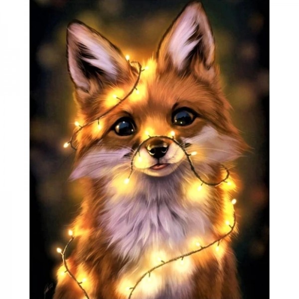 Fuchs mit Licht