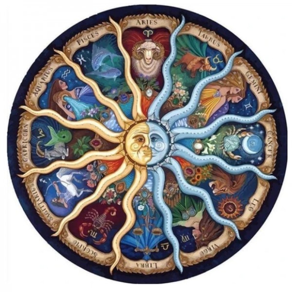 Mandala mit Sternbildern